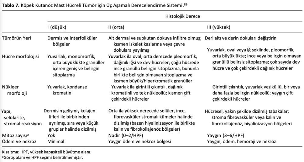 Veteriner Hekimlikte Histolojik Derecelendirme Sistemlerinin – görsel 7